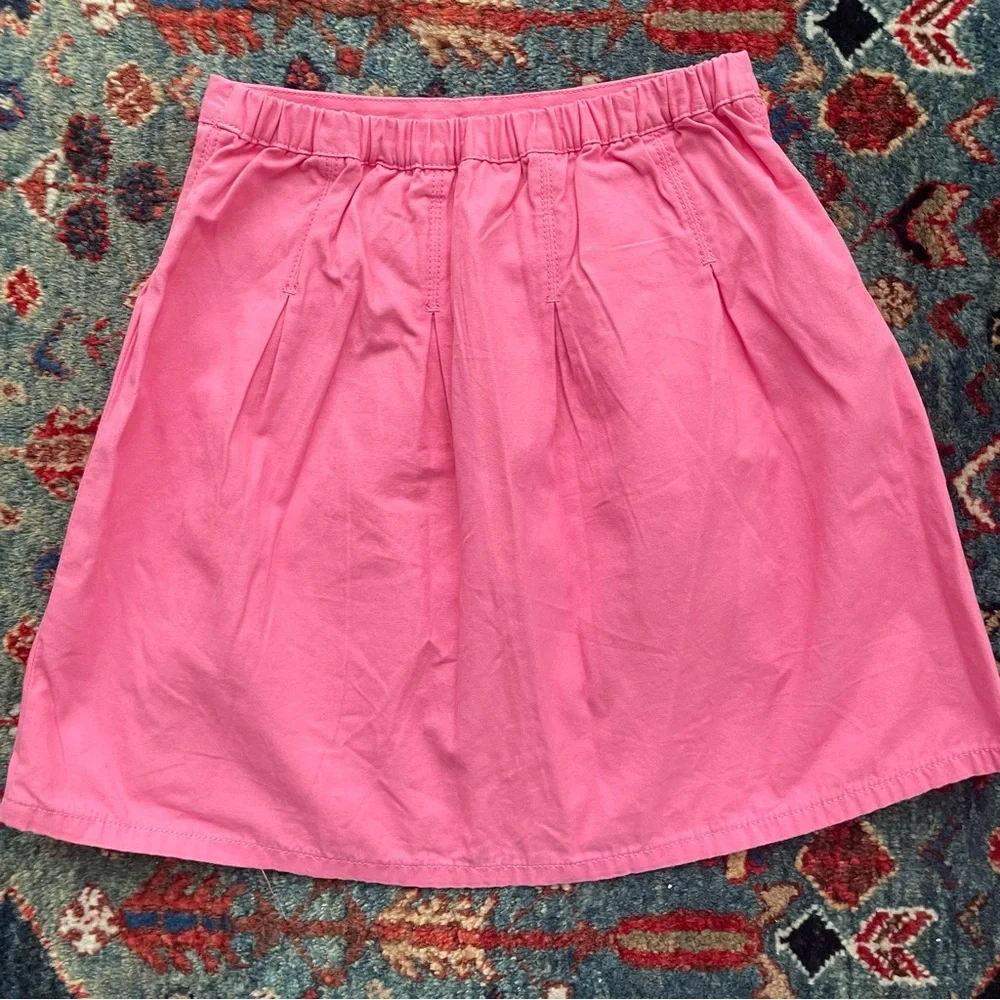 Hanna Andersson Size 8 (130 cm Euro) Adorable A-Line Textured Skirt EUC - Picture 3 of 6